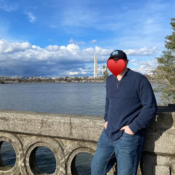 Men's Navy Blue Knit Quarter-Zip Sweater – Size Large - Great Condition - Picture 9 of 9